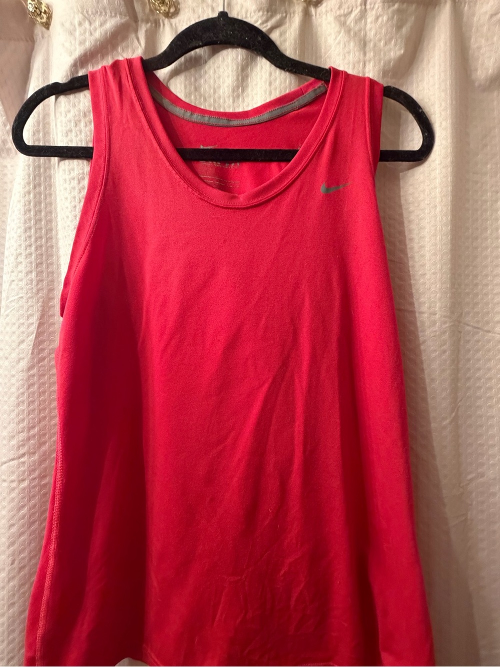 Nike Women's Dri-Fit Tank Top with Grey Swoosh